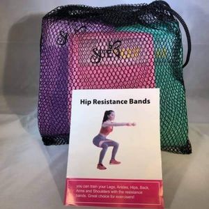 Resistance workout bands. Set of 3